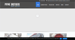 Desktop Screenshot of paynebrothers.co.uk